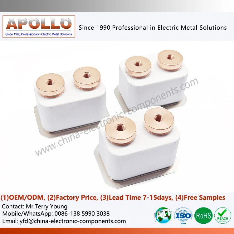 Al2O3 Alumina Ceramic Housing For High Voltage DC Contactor