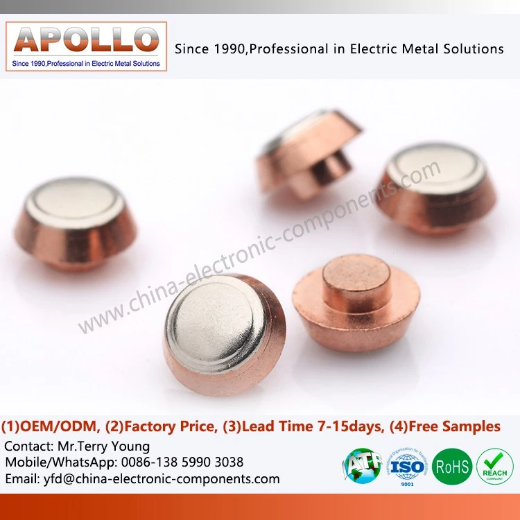 Bimetal Contact Rivets for Magnetic Latching Relay