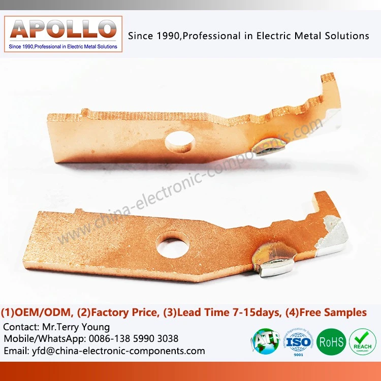 Brazed Silver Contact Assemblies