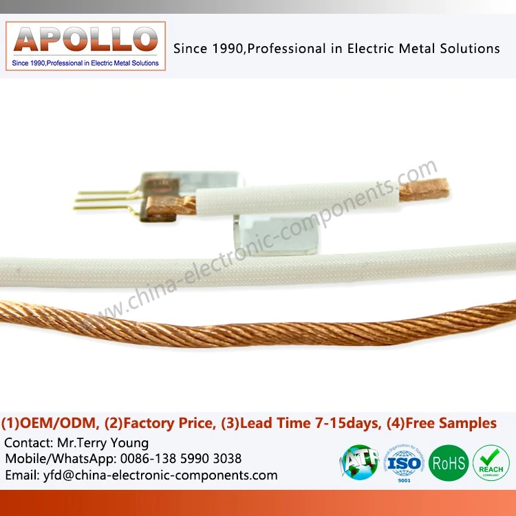 flat copper braided wire