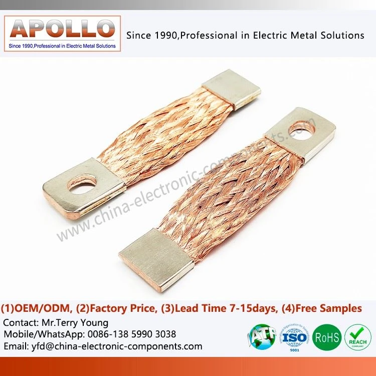 Flexible Copper Braided Busbar Connector