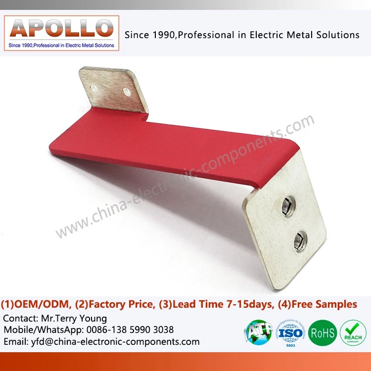 Insulated coating Tinned solid Copper Busbar Connector
