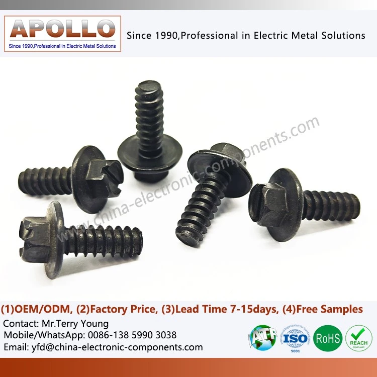 Hex Head Screws with Washers Attached Hex Head Screws with Washers Attached