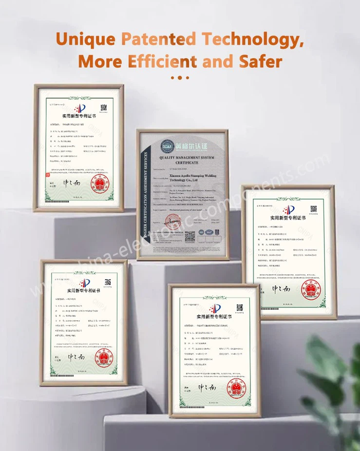 Certificates for Aluminum Battery Cases Certificates for Aluminum Battery Cases