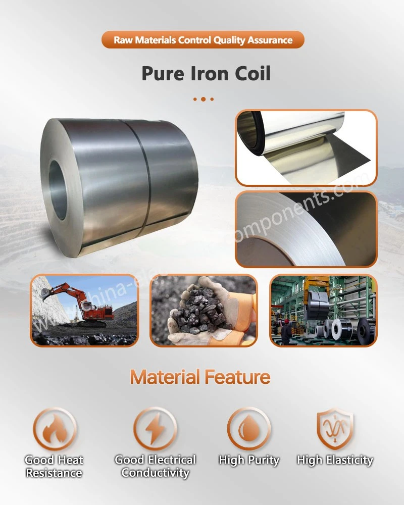 Pure Iron Coil for New Energy Relay Yoke Pure Iron Coil for New Energy Relay Yoke