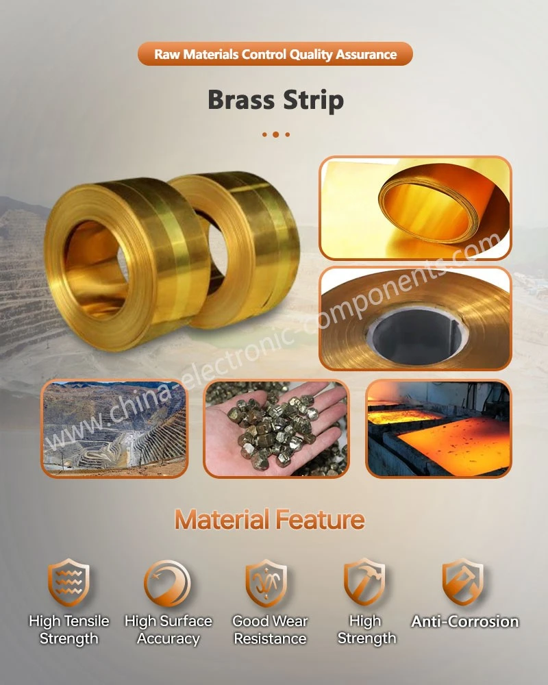 Brass Strip for Bimetal Electrical Contacts Rivets With Brass Brass Strip for Bimetal Electrical Contacts Rivets With Brass