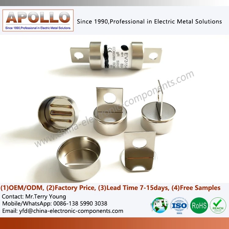 Copper Contact for Bolted Tag Fuse Copper Contact for Bolted Tag Fuse