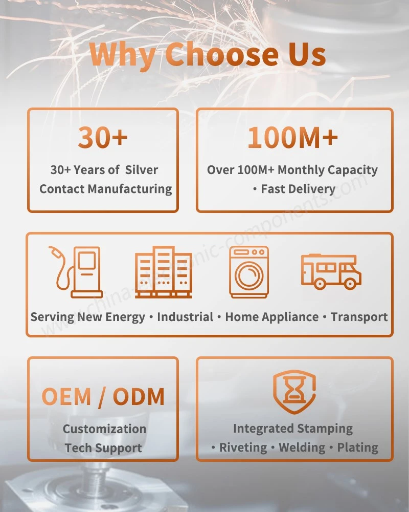 Why Choose Our Precision Rivet Electrical Contacts Why Choose Our Precision Rivet Electrical Contacts