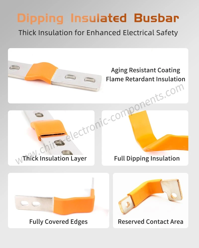 PVC Insulated Copper Busbar Thick Insulation for Enhanced Electrical Safety PVC Insulated Copper Busbar Thick Insulation for Enhanced Electrical Safety