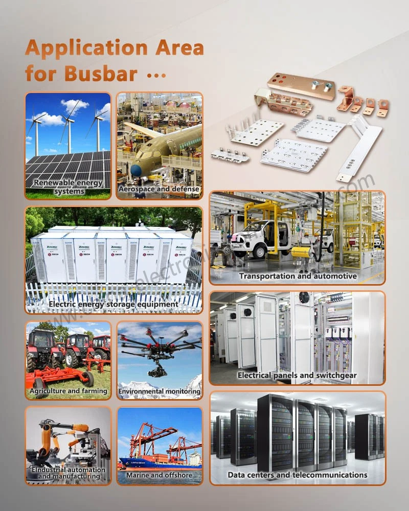 Application Area for PVC Insulated Copper Busbar Application Area for PVC Insulated Copper Busbar