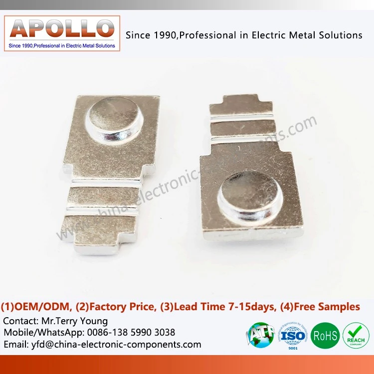 In-Mold Riveting Electrical Contacts