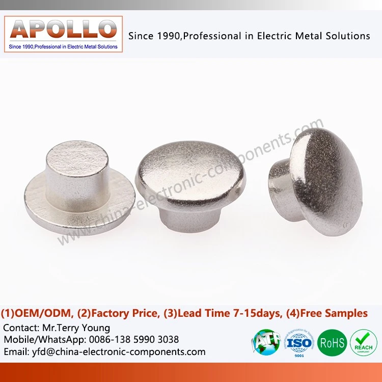 Silver electrical contacts
