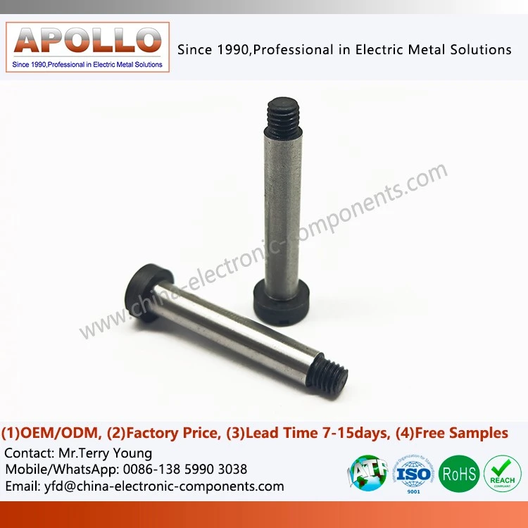 Slotted Head Knurled Positioning Stud