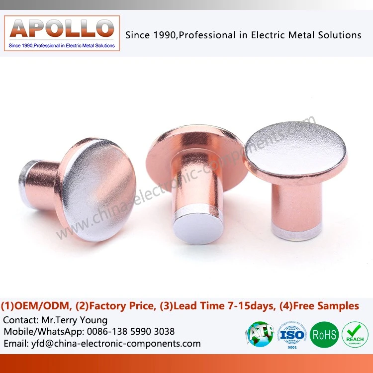 Electrical Tri-Metal Rivet